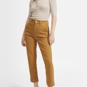 Everlane Women's Cropped Jeans in Mustard